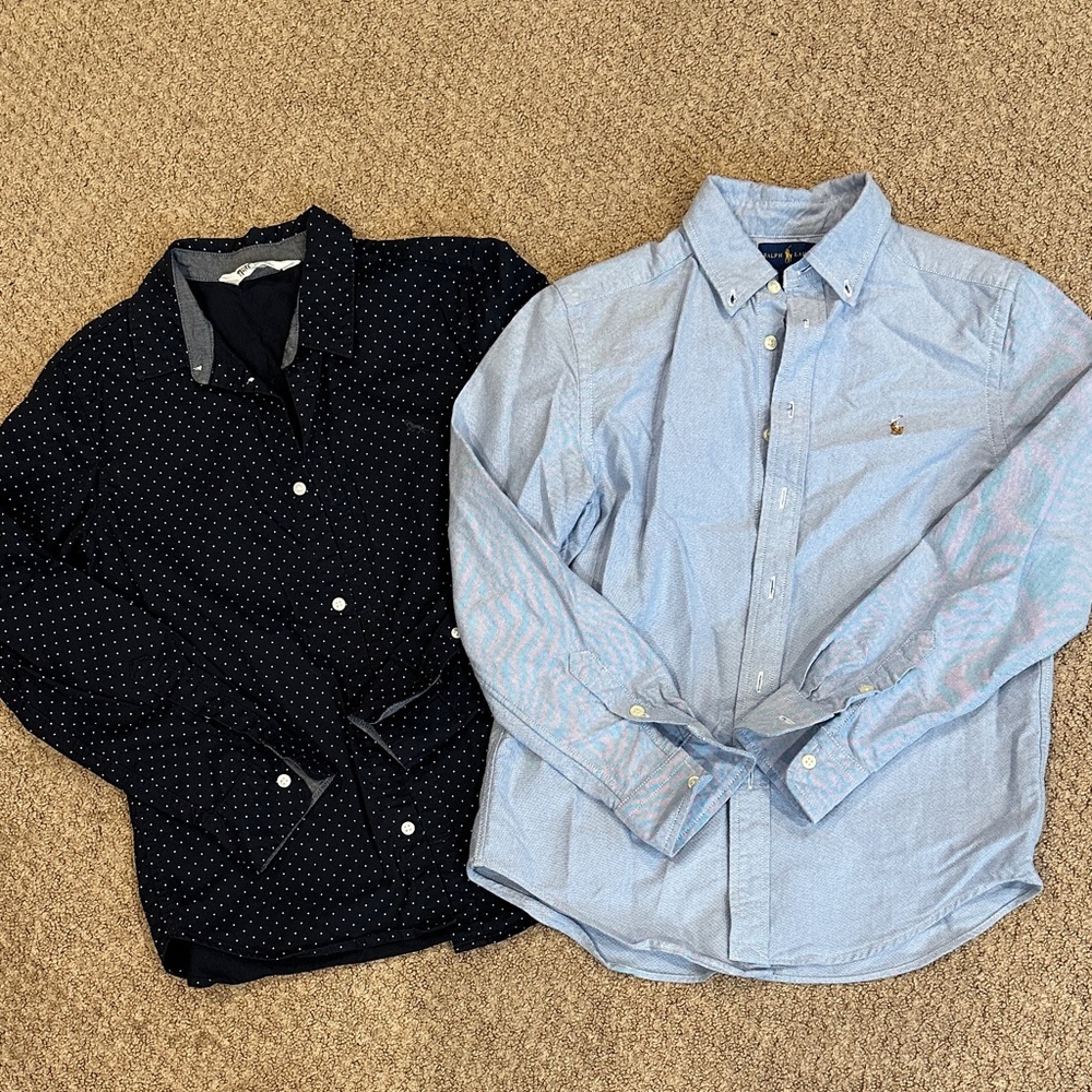 Boys 2 Button-Down Shirts